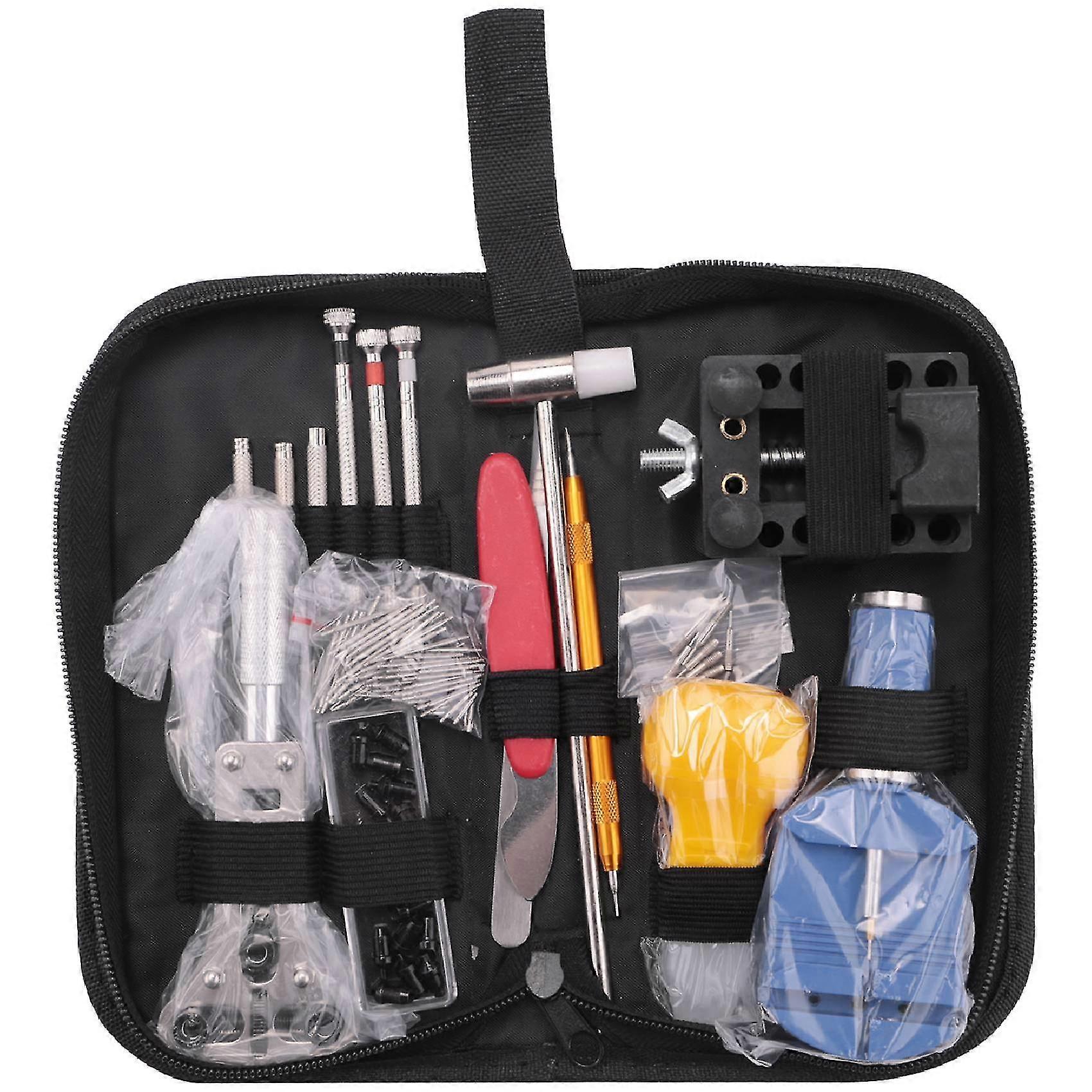 147 Pcs Watch Repair Kit Professional Spring Bar Tool Set, Watch Band Link Pin Tool Set With Carryi