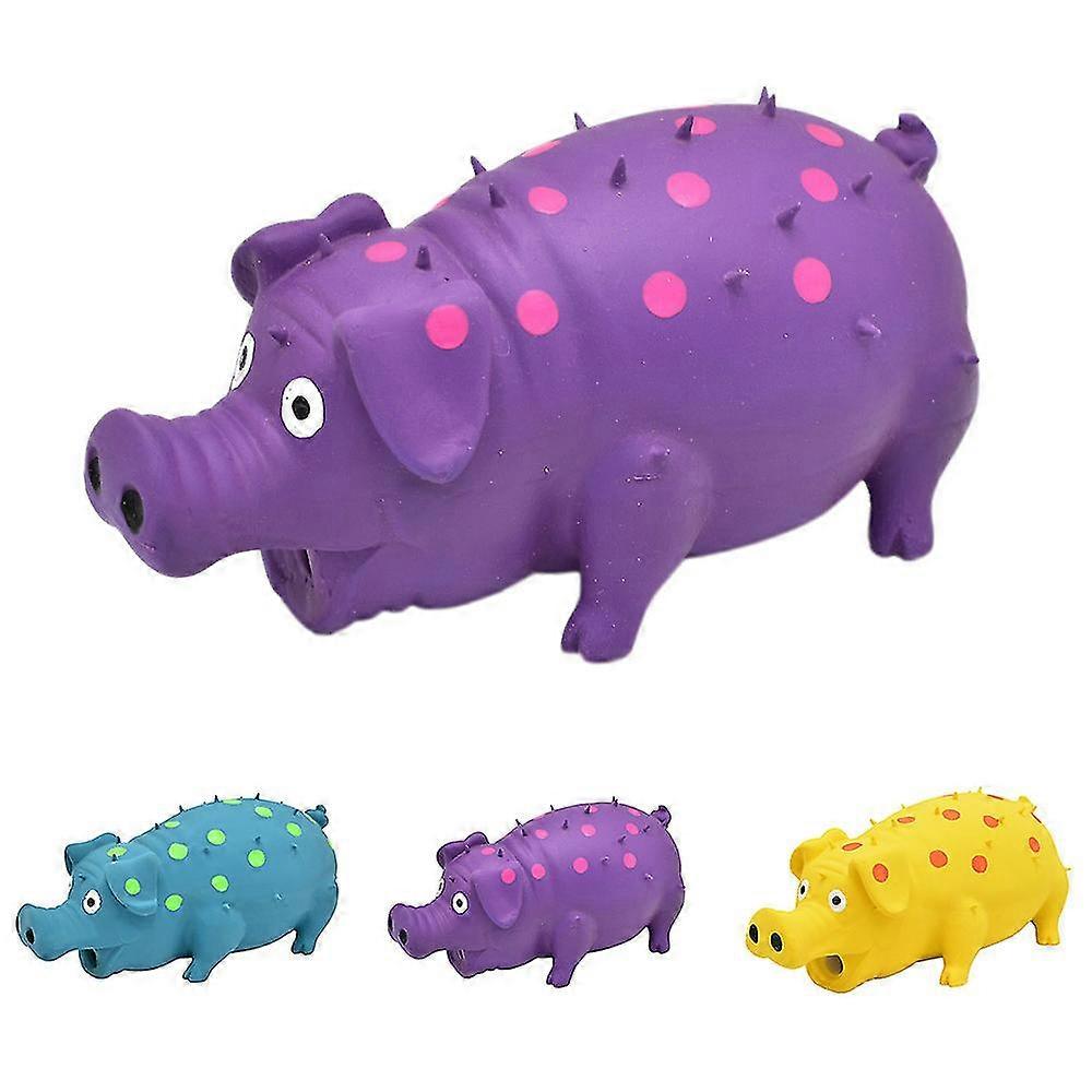 Pet Dog scârțâit Jucării Grunting Pig Oinks Grunts jucărie Pet Training Fetch Jucării