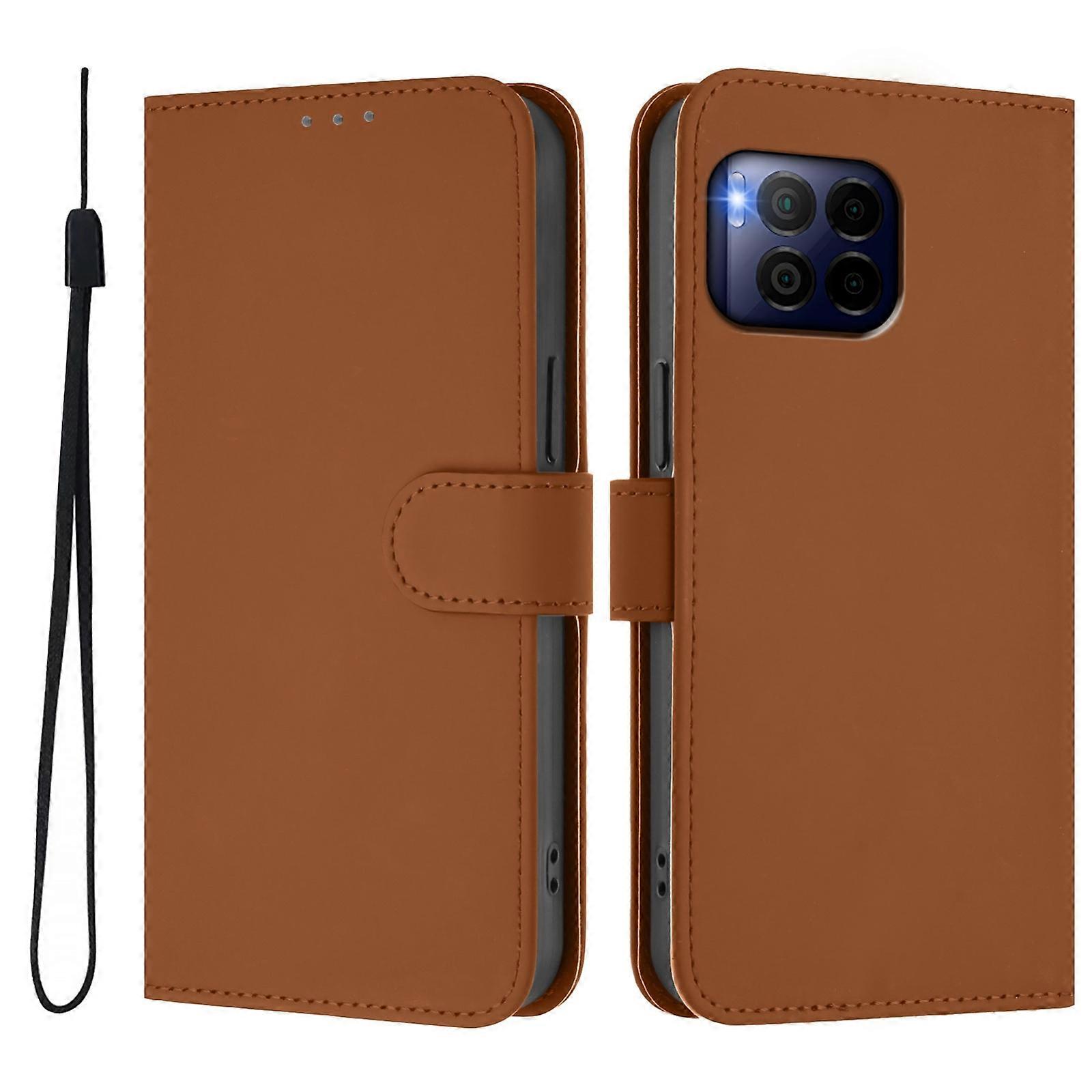 Solid Color PU Case For T-Mobile Revvl 7 Pro 5G
