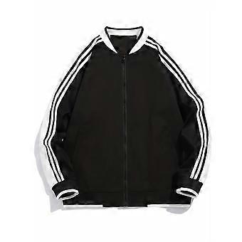 Mens jackets plus size overalls baseball uniforms mens striped tops solid color jackets