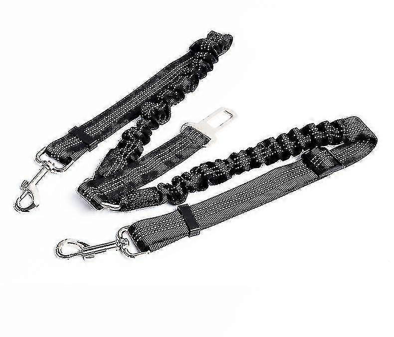 حزام مقعد مزدوج للكلاب ، حزام مقعد مزدوج للحيوانات الأليفة قابل للتعديل مع Bune و Strip No Ta