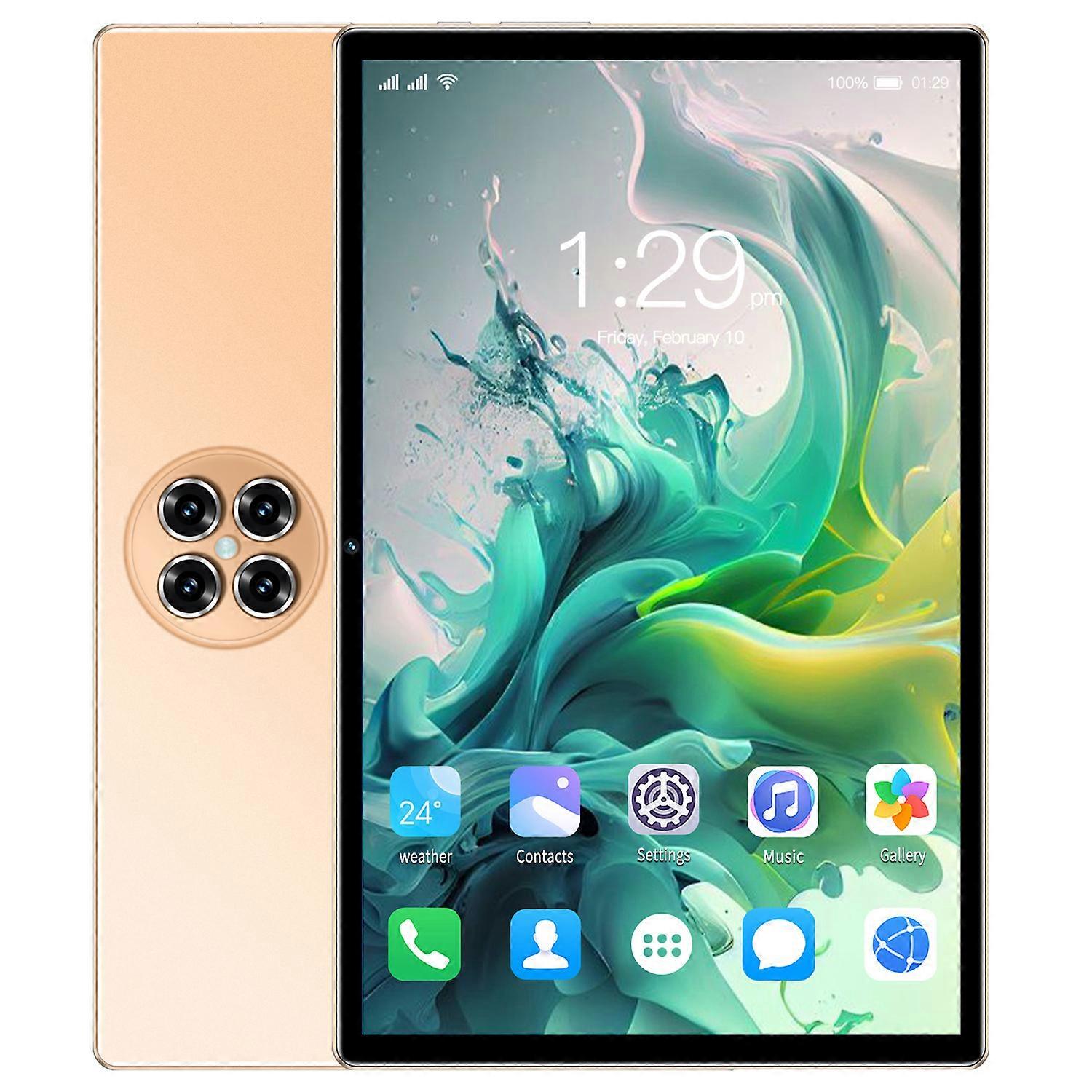 10.1inch Tablet for Android8.1, 4GB RAM 64GB ROM, IPS HD Screen, Octa Core Processor, Dual Sim 4G Call Tablet, 5G WiFi Bluetooth Tablet