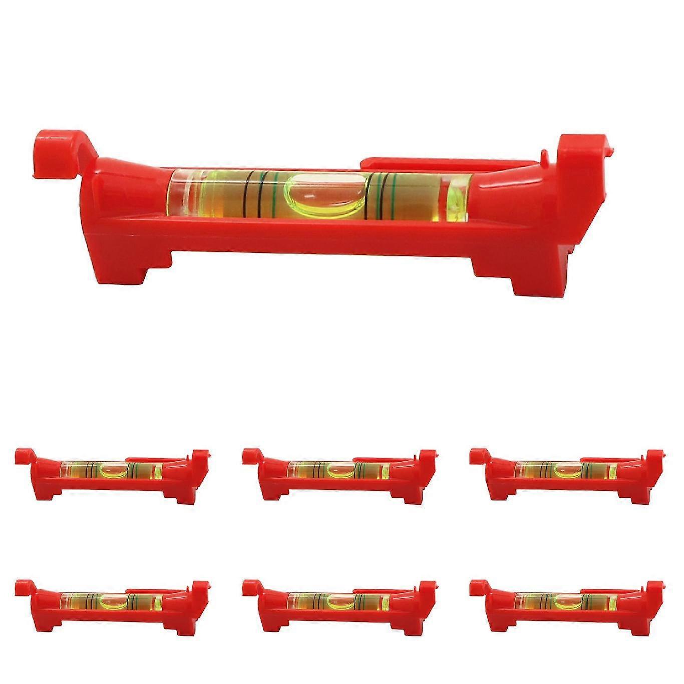 Mini bolsillo de alta precisión string spirit level con ganchos moldeados String Line Level, canaleta de azulejos para ladrillo fontanería rojo