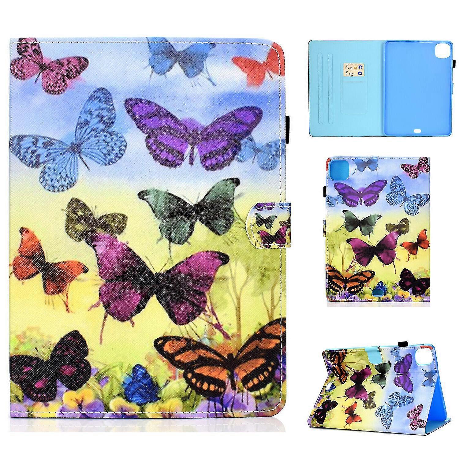 Compatible With Ipad Pro 11 2020 Cover With Auto Sleep/wake Pattern Magnetic - Colorful Butterfly