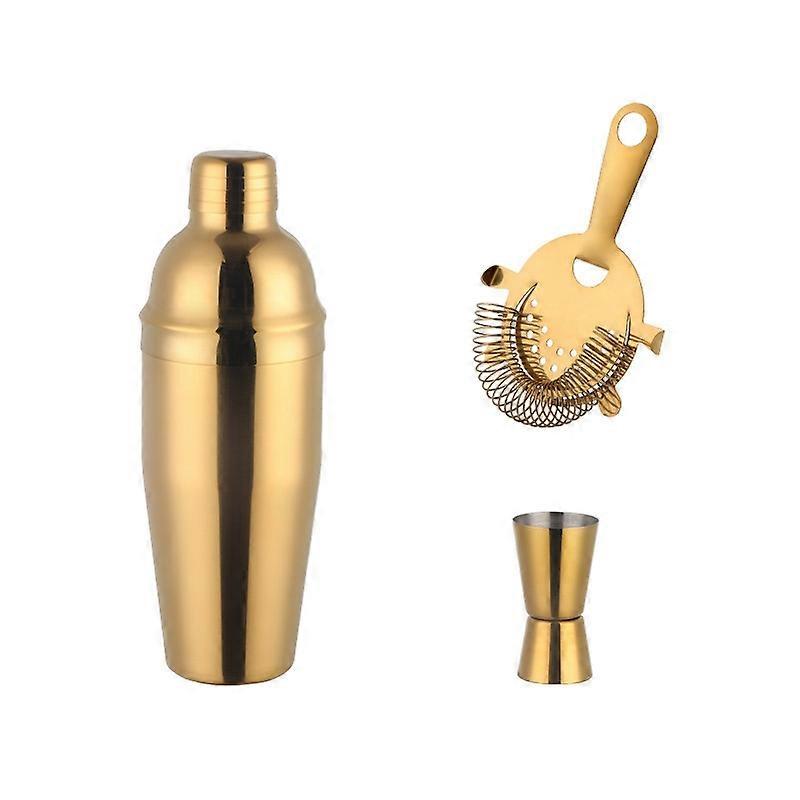 Hand Shaker Cup Fancy Shaker Gold Set