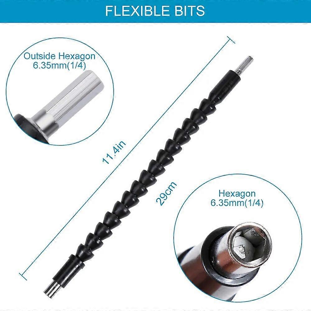105 Degree Right Angle Drill Adapter Flexible Shaft Extension Bit for Screwdriver Hand Tools Magnetic Bit Socket Power Drill