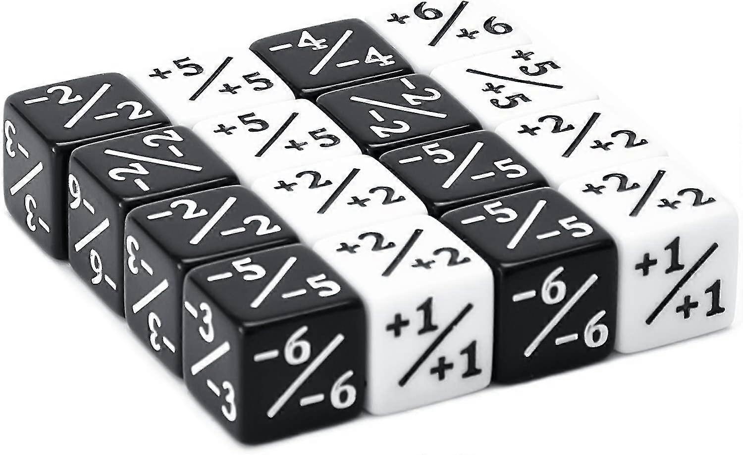 48 Pieces Dice Counters Token Dice Loyalty Dice D6 Dice Cube Compatible With Mtg