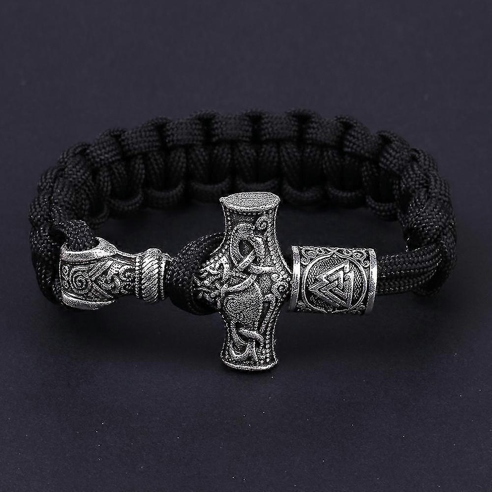 Twine Bracelet Vintage Braid Bead Bracelet Punk Braid Bracelet