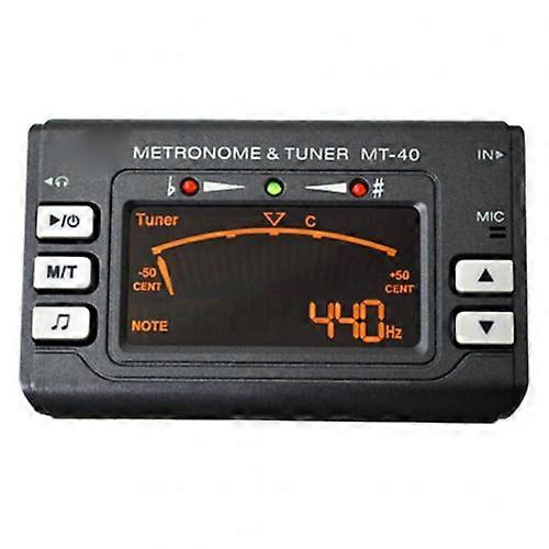 Portable Instrument 3-in-1 Metronome Tuner Tone Generator for Guitar Bass Violin Ukelele Chromatic for LCD Display Guitar Tuner