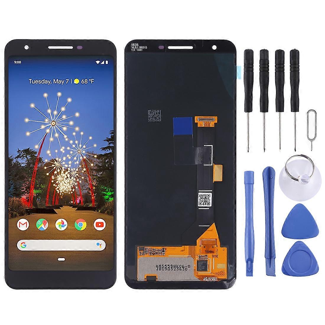 OEM-LCD-Bildschirm für Google Pixel 3a mit Digitizer Full Assembly (Schwarz)