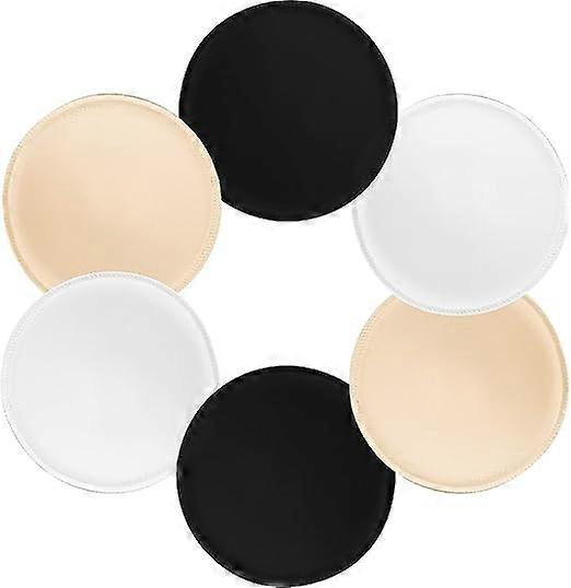 3 Pairs Bra Pads Inserts Removable Bra Inserts Pads Bra Cups Inserts Breast Pads for Sport Bra and Bikini Tops Swimsuit