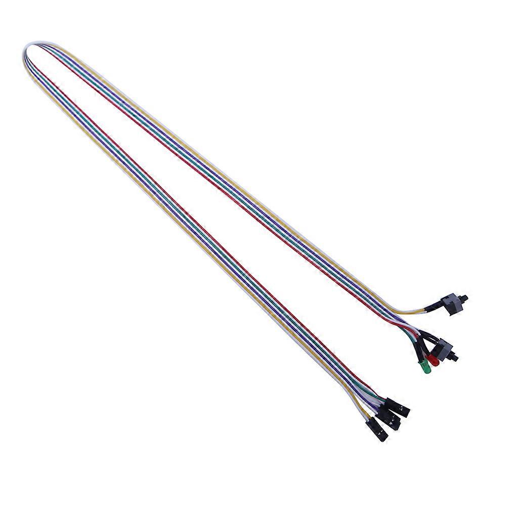 Masaüstü Anakart Atx Güç Kaynağı Açma/Kapama Butonu Sıfırlama Anahtarı Kabloları