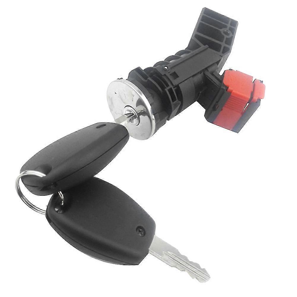 Ignition Barrel Switch With One Keys 4 Pins For Sandero 806016505r 487004184r