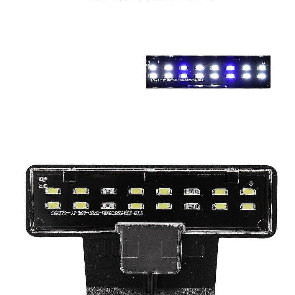 Mic acvariu led-uri de lumină, mini acvariu clemă lampă, acvariu led clip de lumină