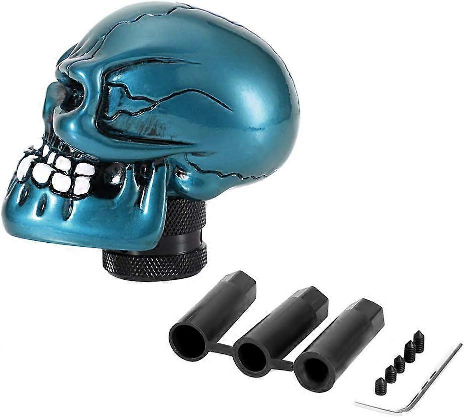 Universal Skull Gear Shift Knob (Blue), Universal Car Bone Conversion Gear Shift Knob
