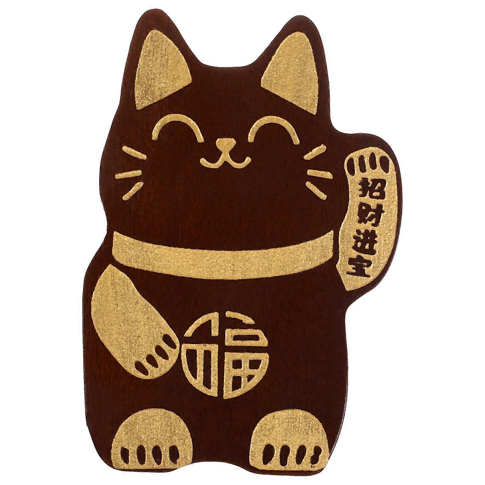Magnetic Bottle Opener Fortune Cat Shaped Beer Opener Multi-functional Refrigerator Magnet