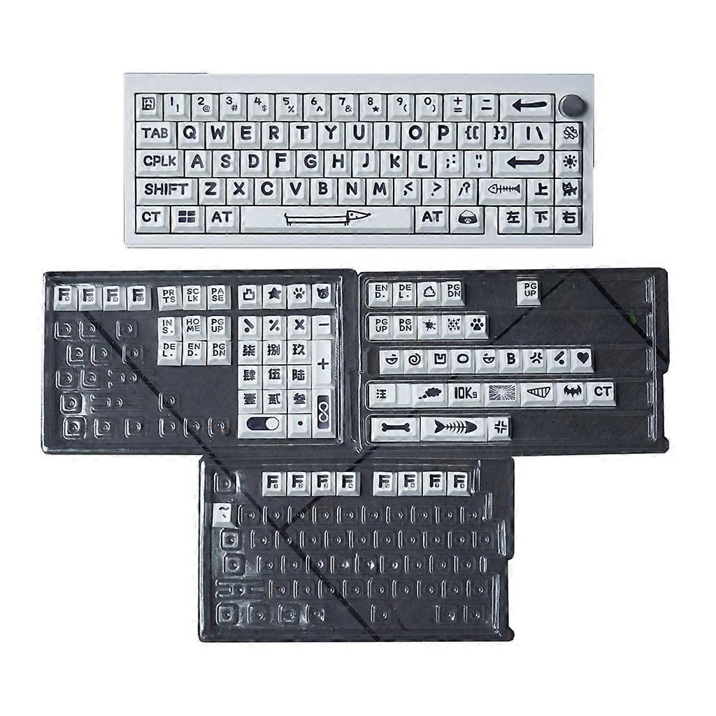 138 Custom Animal Party Keycaps Cherry Profile Suitable for Cherry MX Switches