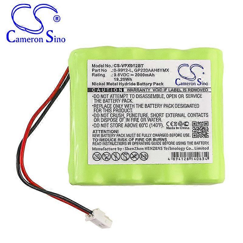 Cs Applicable Visonic 0-100498 0-100535 Alarm System Battery 0-9912-L