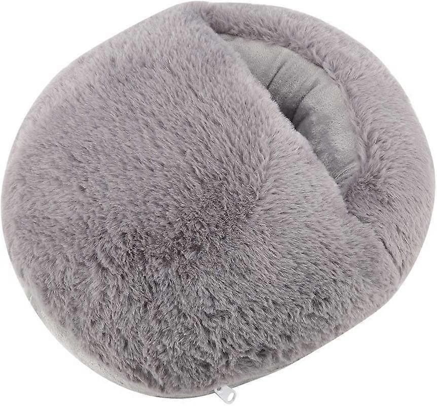 Electric Foot Warmer Cushion for home for Dormitory (gray)