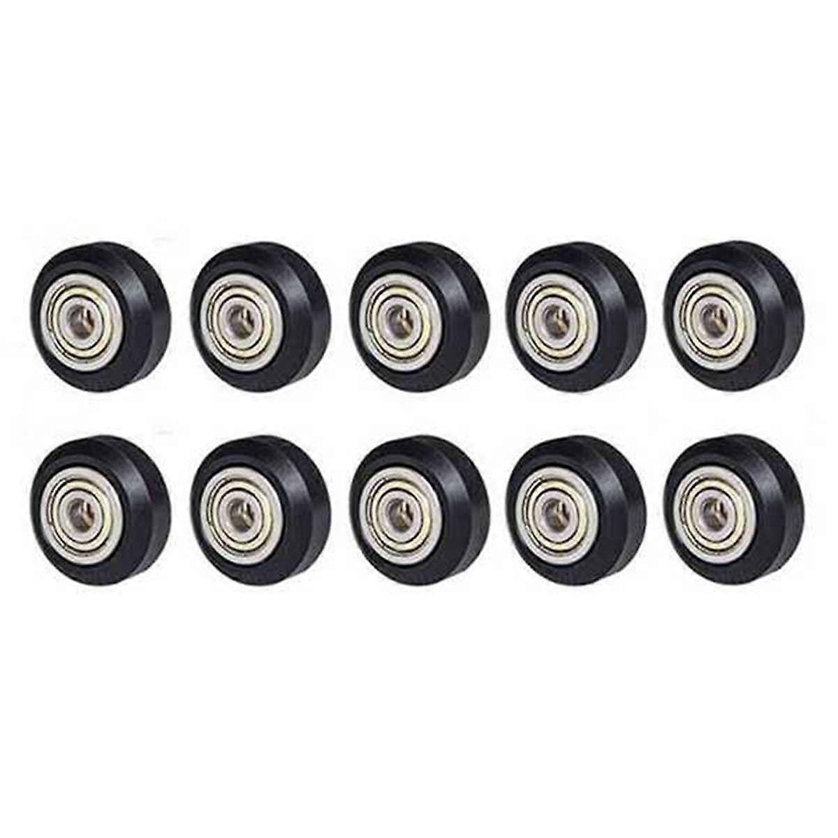 10個3Dプリンタープラスチックリニア625Zz Pomプーリーホイールベアリングギア付き3シリーズ3Dプリンター用プーリー