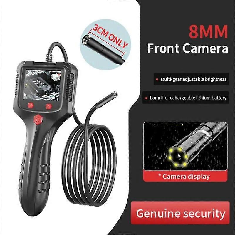 Handheld Industrial Endoscope Camera Cable Pipe Sewer Inspection Borescope Waterproof