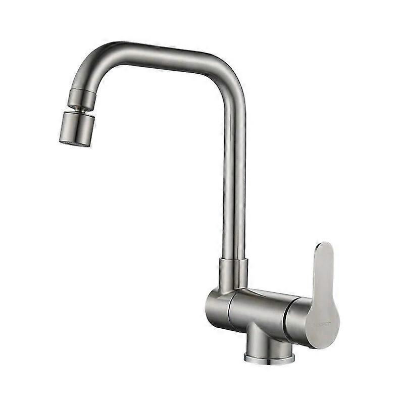 Kitchen faucet for front window, 360 swivel, folding mixer, 2 spray modes, single lever folding faucet