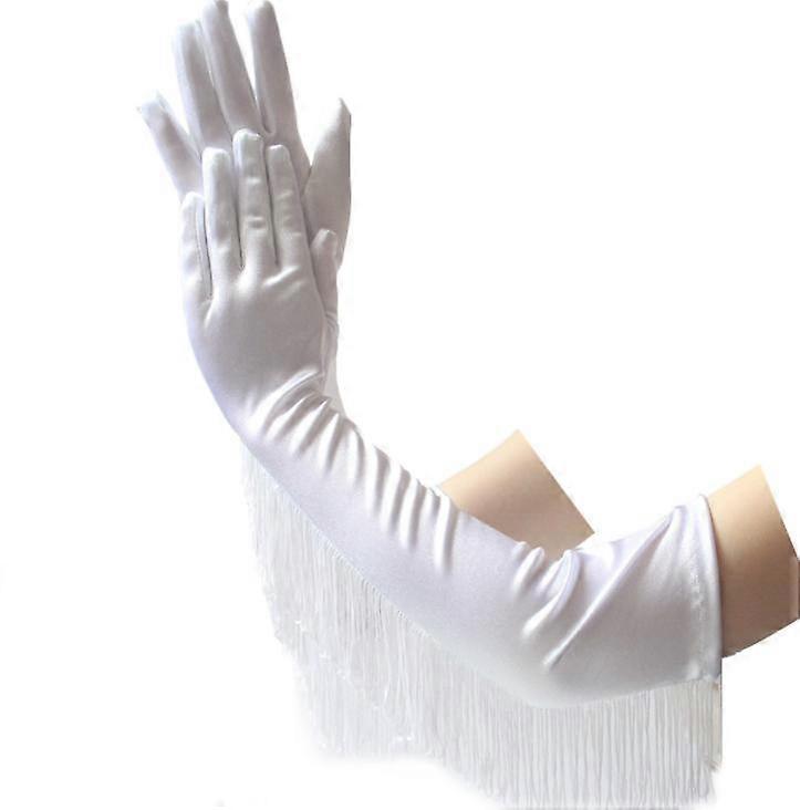 Long Gloves Length Satin Gloves