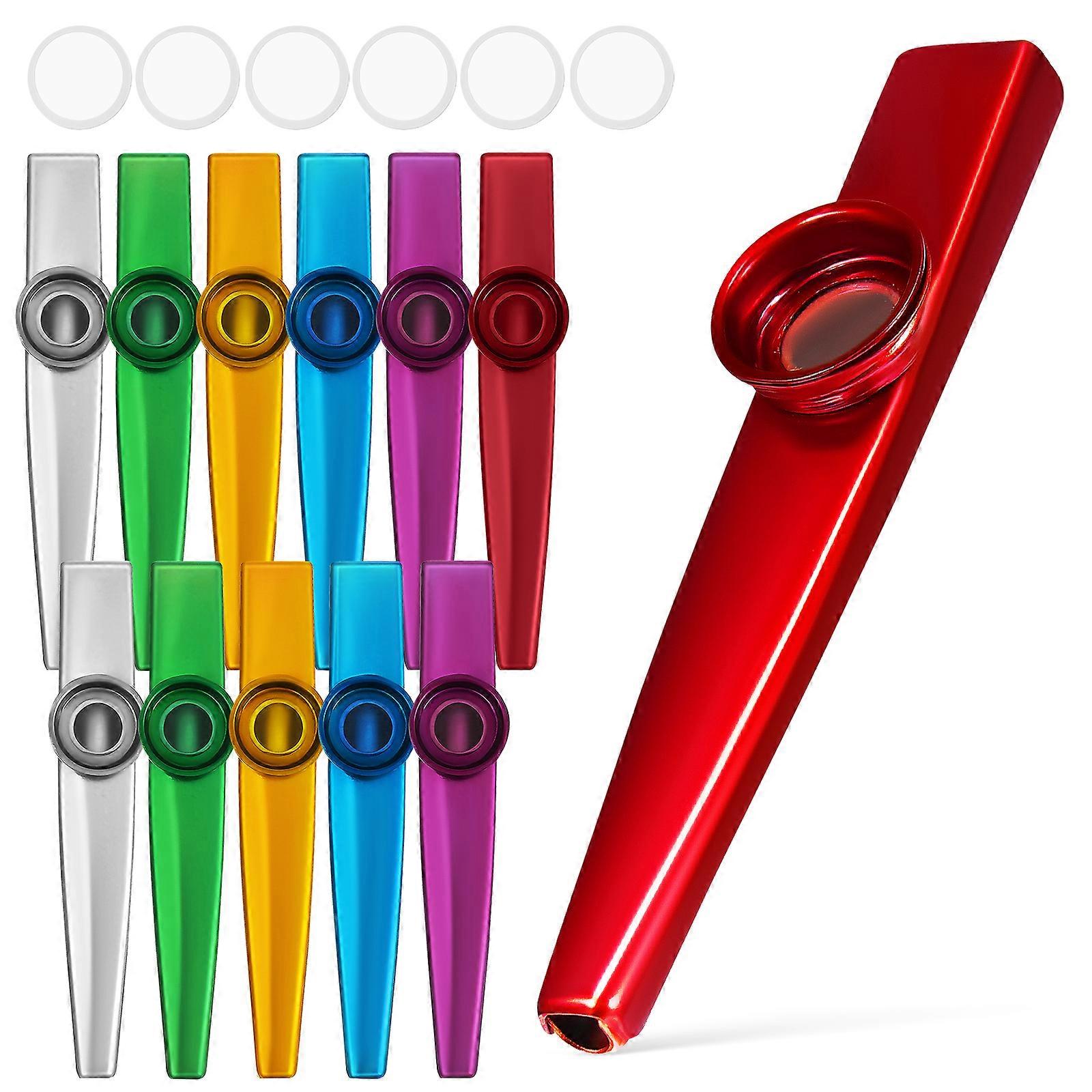 12件套Kazoos Kazoo乐器金属Kazoos成人初学者Kazoos表演Kazoo儿童