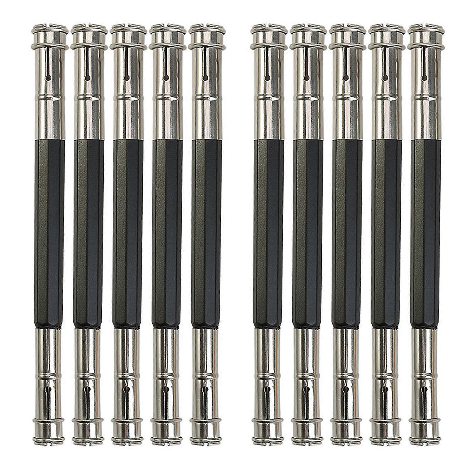 10Pcs/Set Pencil Extender Dual Head Lengthen Pole Ergonomics Handle Adjustable Pencil Holder Sketch School Tool for Students