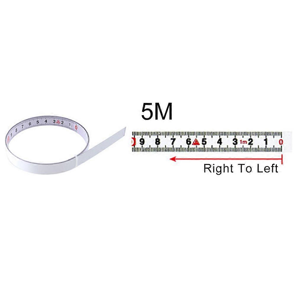 2023 NewSelf Adhesive Steel Ruler Tape Measure for T-Track Woodworking Tool, Metric Scale with Miter Rail for Miter Saw and Router Table, 5M