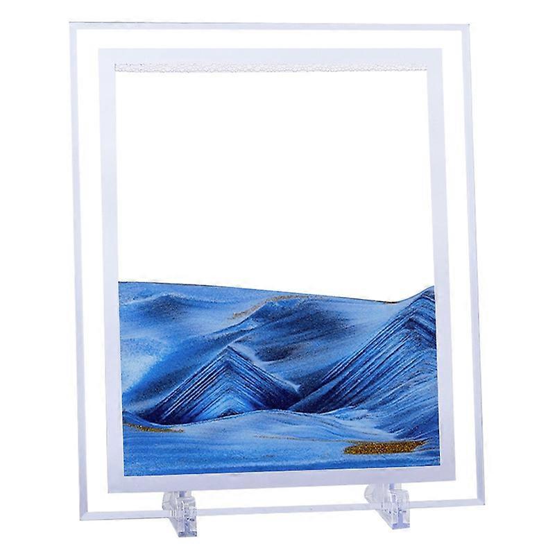 Flowing Sand Picture Creative Exquisite Workmanship Simple Style Quicksand Creative Flow Landscape Painting for Desktop JIKAIX
