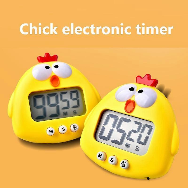Kitchen Timers Cute Chicken Electronic Timer Kitchen Baking Alarm Clock Student Learning Reminder Kitchen Timer Kitchen Gadgets