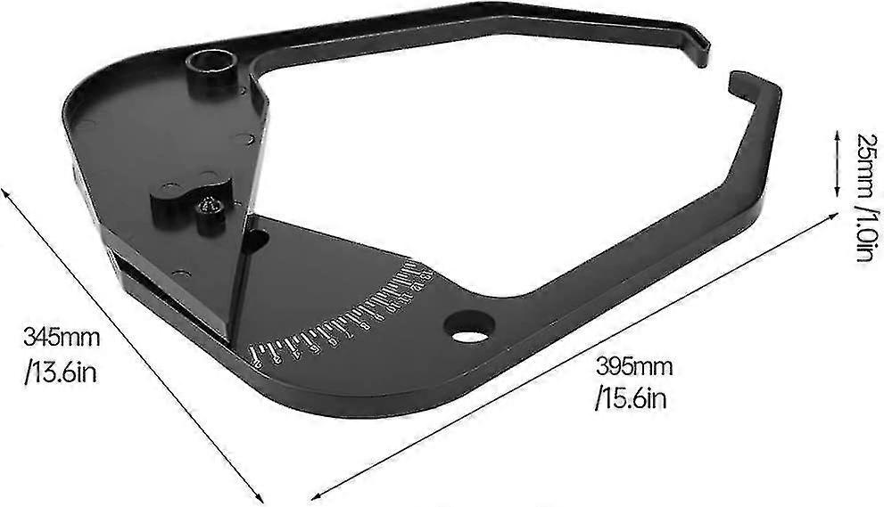 Tire Caliper Tire Balancer Rim Width Caliper Measurement Tool Tire Balancing Machine Accessories For Car Hardware Tools Balance Rulerblack1pcs)