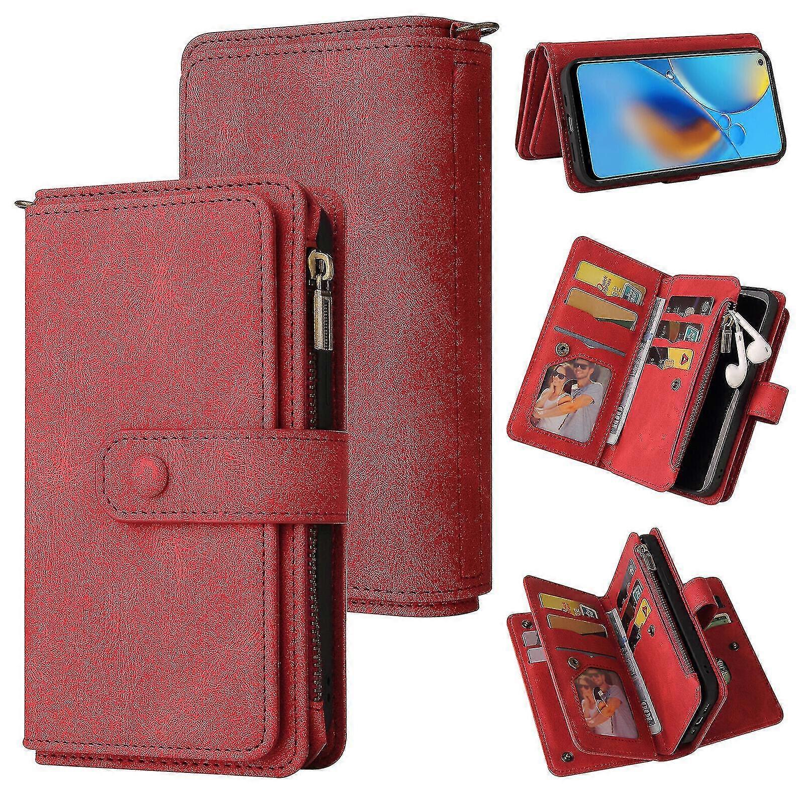 A74 4g Case Et Flip H Pu Protective Flip Cover - Rojo