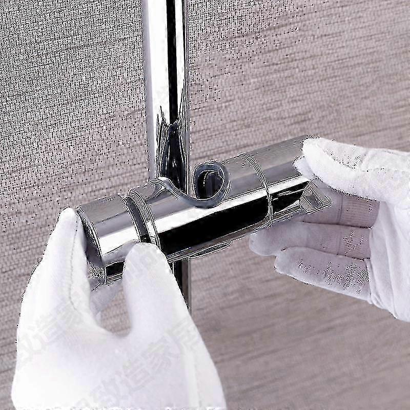 Austauschbarer Handbrausehalter, Duschkopfhalter, Chrom ABS (silber) - JA