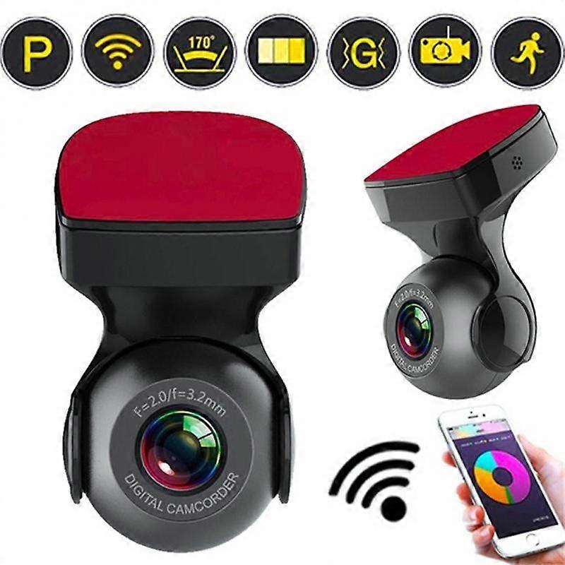 HD Mini Wireless Car DVR Night Vision Car Camera WiFi Car Wide Angle Driving Recorder Android USB Driving Camera With ADAS