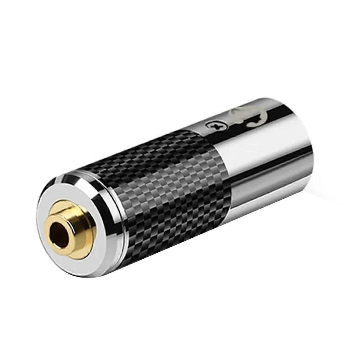 Decoder 4 Pin XLR Connector to 3.5 2.5 4.4 mm Jack Plug Audio Adapter Male Female Converter Carbon