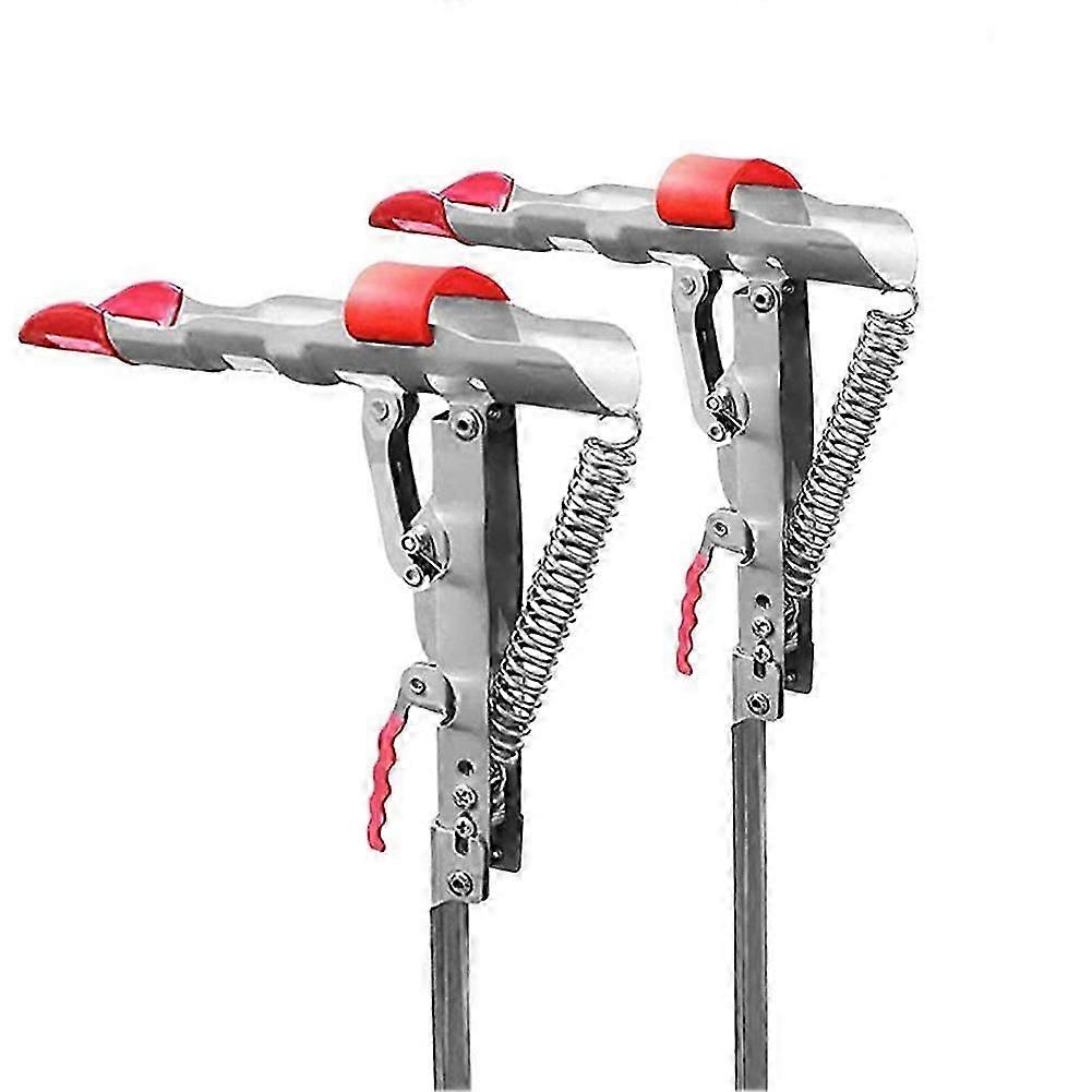 Fiskespöhållare Automatisk fjäder Tip-up Krok med rostfritt stål Markstöd Fiskstångsställ