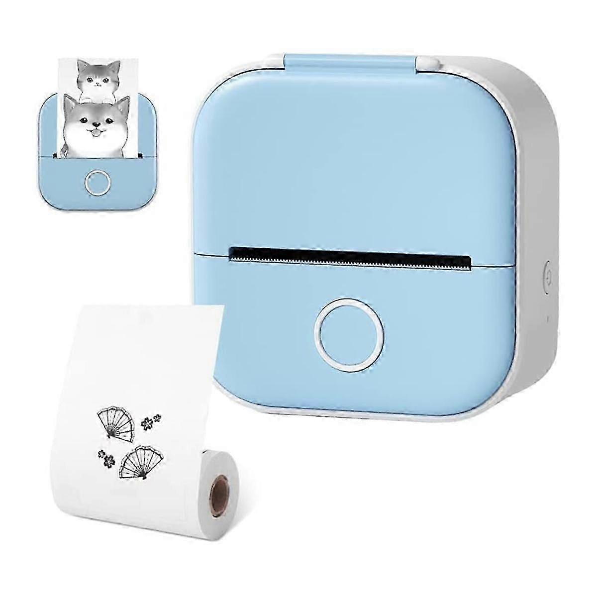Print Pod Sticker Printer, Mini Pocket Printer, Inkless Sticker Printer Portable Mini Thermal Print