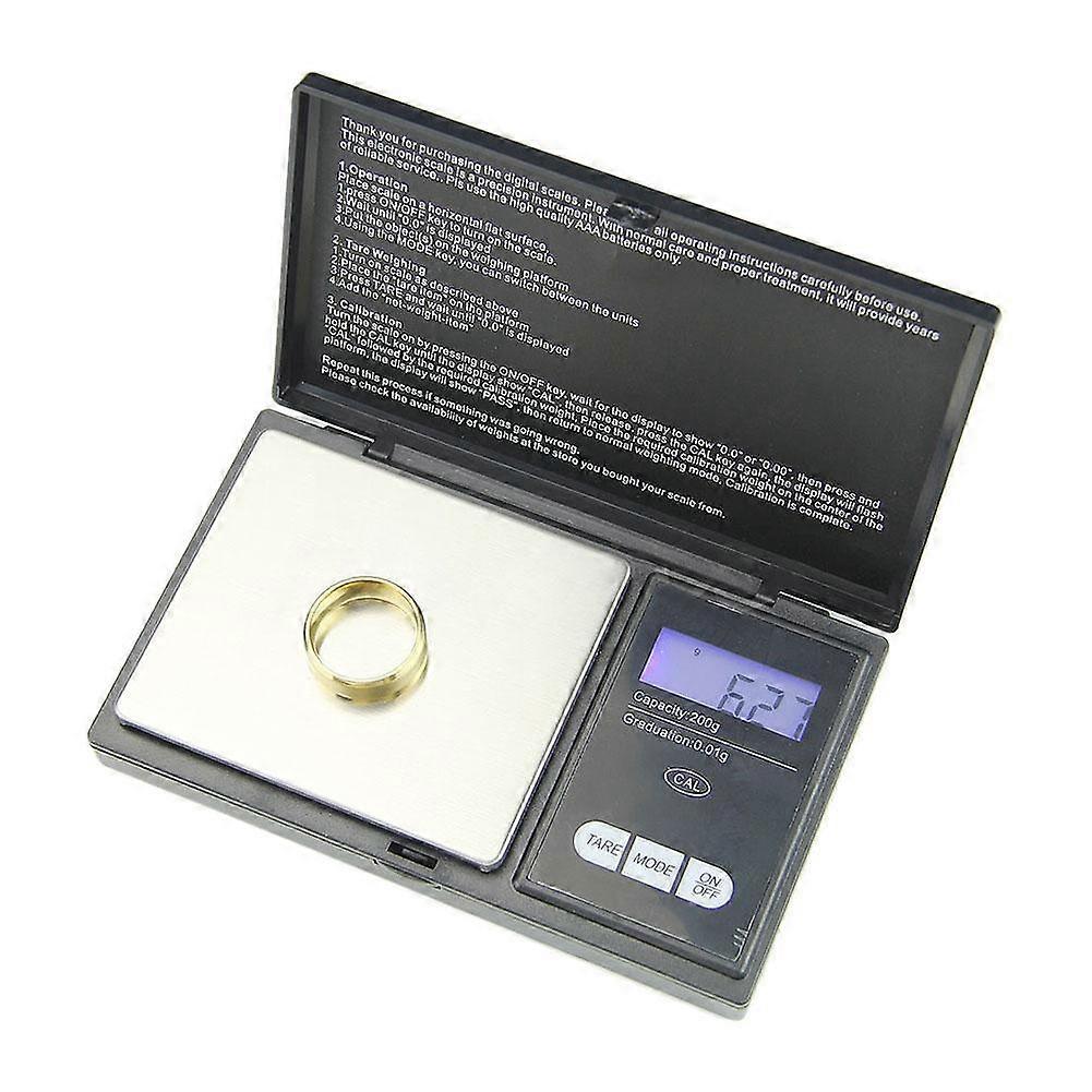 High Precision Mini Digital Scale 200g x 0.01g for Jewelry Weighing