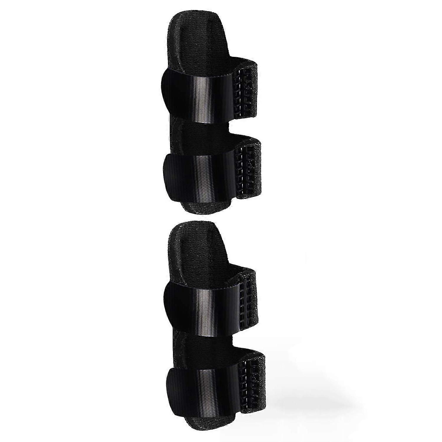 Trigger Finger Splint - 2 Pieces - Doctor-developed Design Fits Index Finger - Middle Finger - Ring Finger