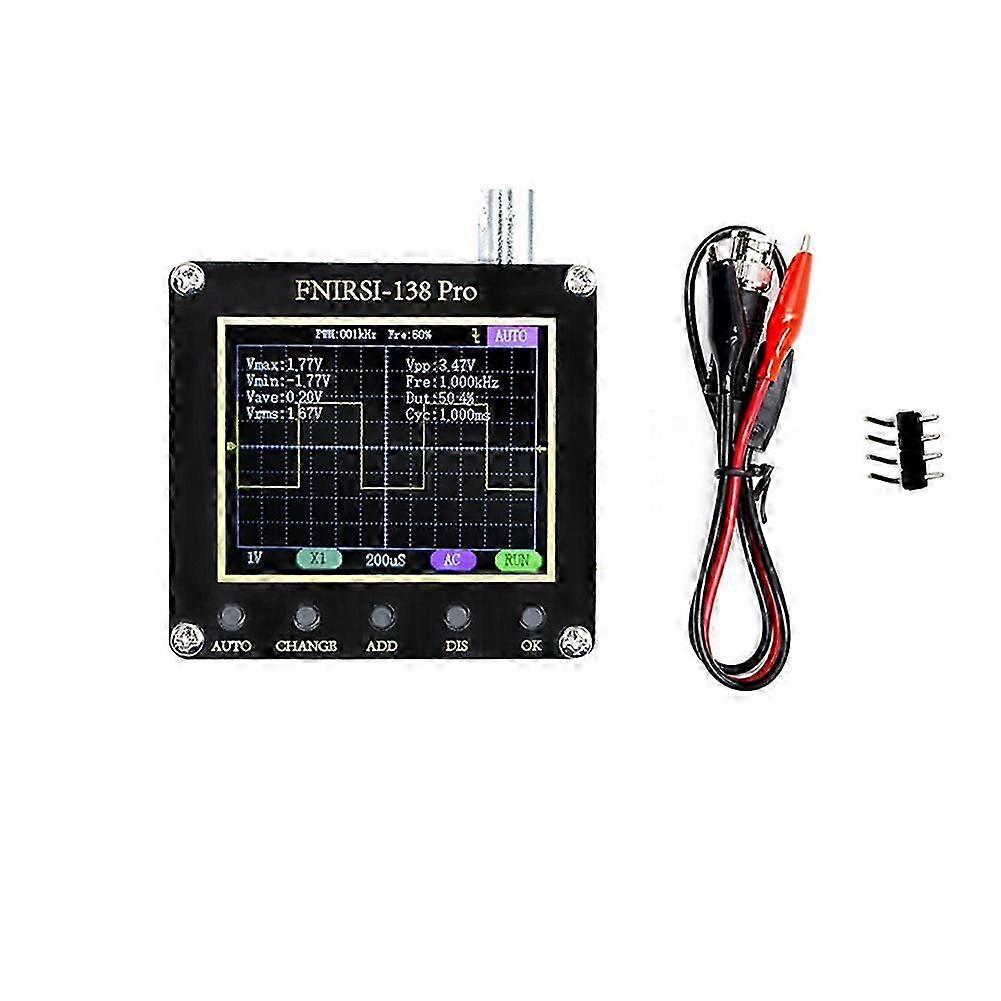 138 PRO Handheld Digital Oscilloscope 2.5MSa/s 200KHz Analog Bandwidth Support AUTO,80Khz PWM And Firmware Update type B