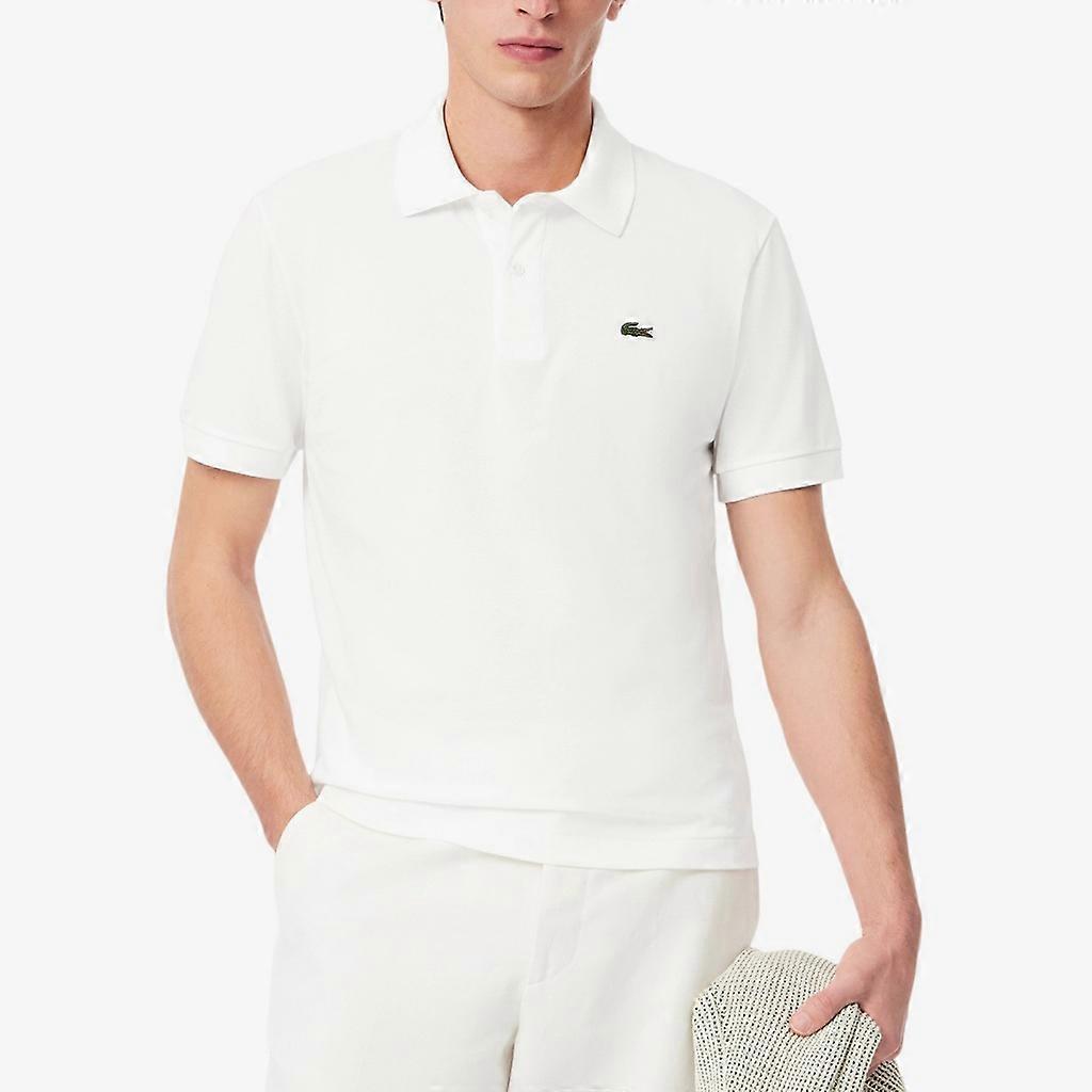Lacoste Polos Kortärmad Ribbad Krage
