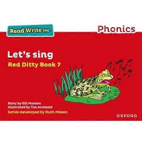 Lire Write Inc. Phonics: Red Ditty Book 7 Let's Sing (Read Write Inc. Phonics)
