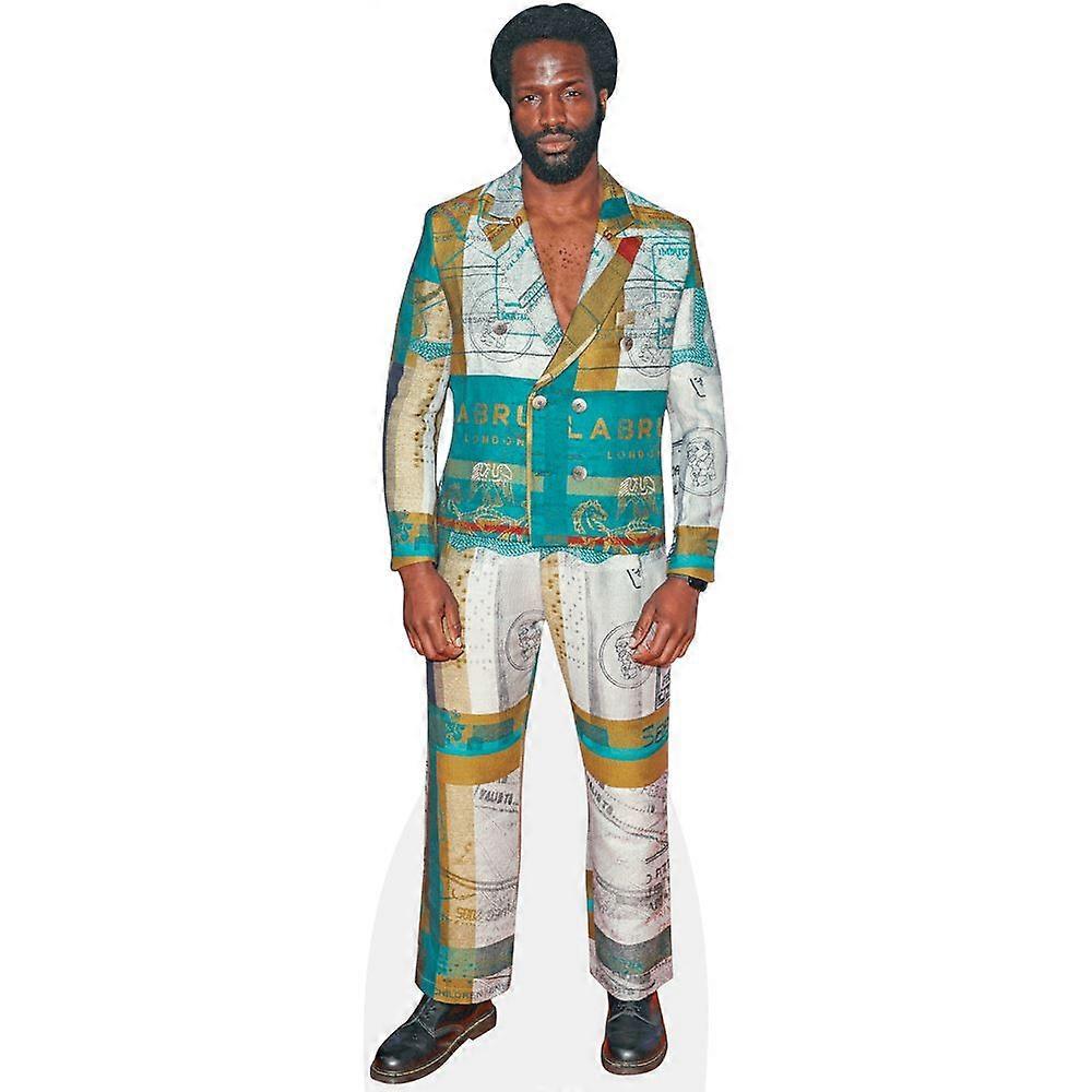 Sope Dirisu (Colourful Outfit) Cardboard Cutout (lifesize OR mini size). Standee. Stand Up.