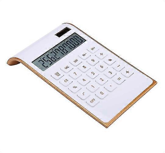 Solar Calculator, Tilt Lcd Display, Office/home Electronics, Dual Power Desktop Calculator