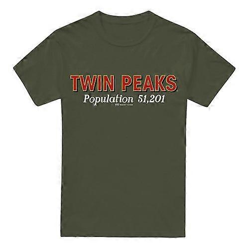 Twin Peaks Mens Population T-Shirt