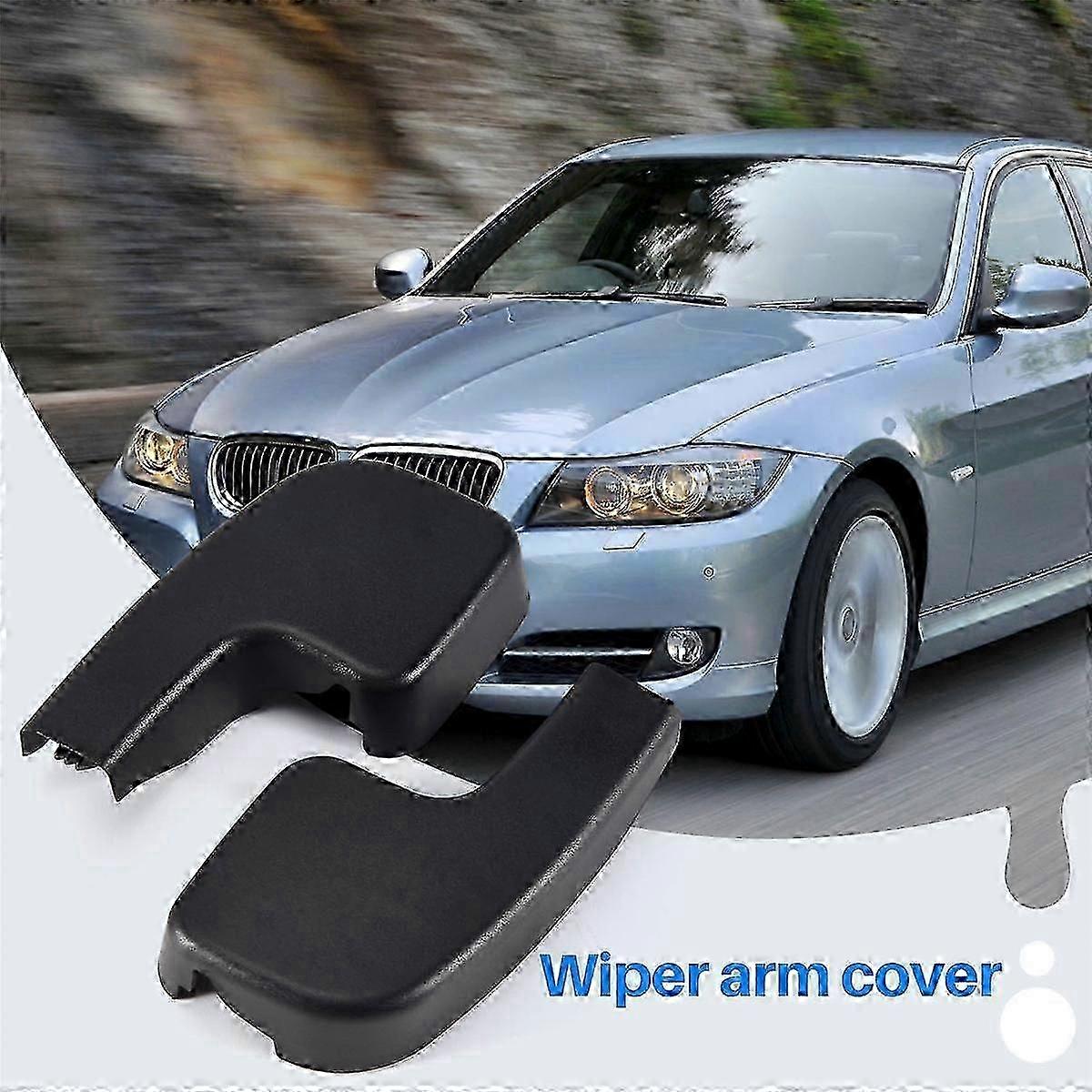 2X Windshield Wiper Arm Covers Caps compatible 3 E90 E91 E92 61617138990