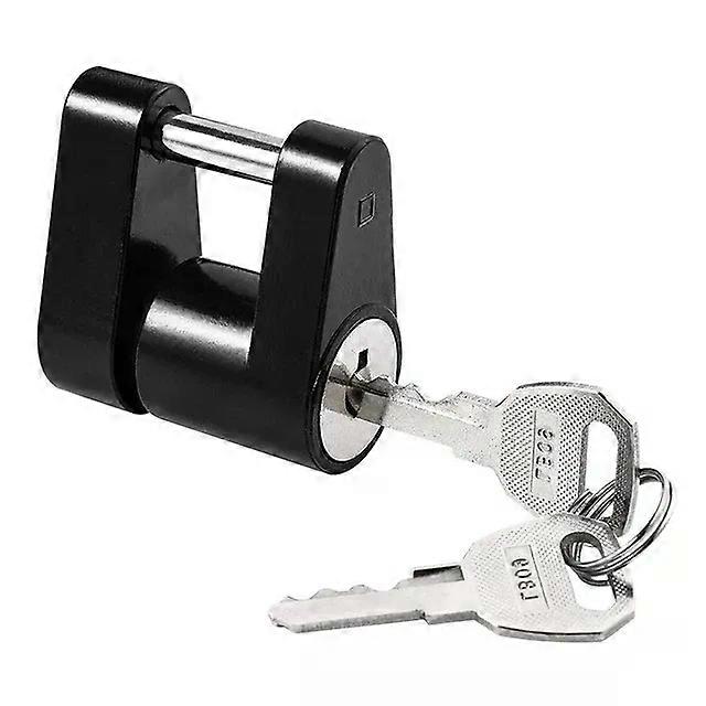 Anti-theft Trailer Hitch Lock Trailer Coupler Padlock Hook Lock Tongue Connector MAXP