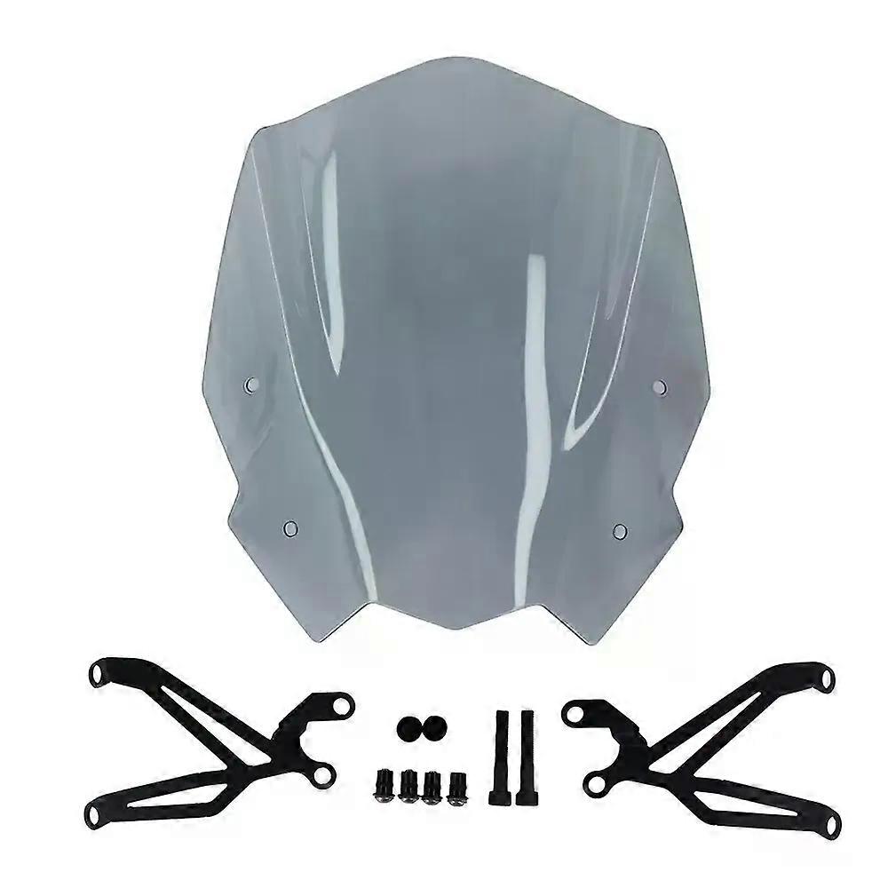 compatible for G310R G 310R 2017-2022 Windshield Windscreen With Mounting Bracket Motorcycle Accessories Deflector G310 R ABS Plastic MAXP